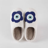FLOWER PATTERN WINTER INSULATION COTTON SLIPPERS_CWSHS0462