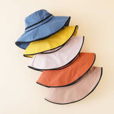 SIMPLE AND ELEGANT SUNSHADE BUCKET HAT_CWAH1422