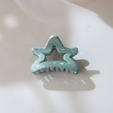 Cwaha07435_Ink Star Small Hair Claw Clip For Women