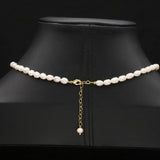 ALL MATCH NATURAL FRESHWATER PEARL NECKLACE_CWAJE3849