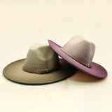 FASHION GRADIENT JAZZ FEDORA_CWAH0806