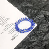 CUTE CRYSTAL VINTAGE HAIR TIE SWEET PONYTAIL BAND_CWAHA6765