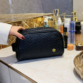 NEW BLACK LARGE CAPACITY PORTABLE COSMETIC BAG_CWAB4415