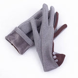 Autumn And Winter Warm Color Matching Gloves_Cwmm1544