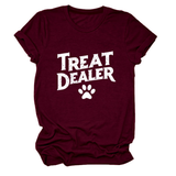 STYLISH CREW NECK SHORT SLEEVE TEE FOR WOMEN_CWDSD8365