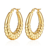 Women Fashion Lightweight Stainless Steel Earrings