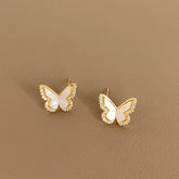 SWEET BUTTERFLY MICRO INLAID EARRINGS FOR WOMEN_CWAJE2999