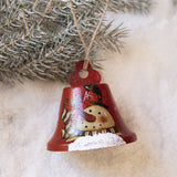 Cwmm10397_Vintage Christmas Painted Metal Bell Ornaments