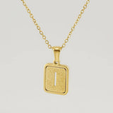 FASHION 26LETTER STAINLESS STEEL PENDANT NECKLACE_CWAJE0678