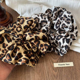 Leopard Colon Scrunchie Premium Hair Accessory