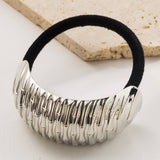 MINIMALIST METAL ELASTIC HAIR TIE SOFT STYLISH_CWAHA6190