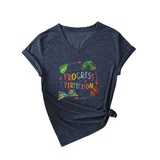 SLIM FIT WOMEN S TEE PROGRESS OVER PERFECTION _CWTTSL0501