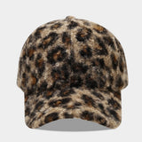 Women¡¯S Leopard Print Baseball Cap Retro Duckbill_Cwah04725