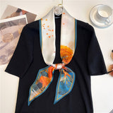 POLKA DOT THIN FASHIONABLE ALL MATCH HEAD SCARF_CWASC1517