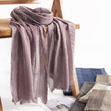 BOHO FAUX CASHMERE SCARF VINTAGE WRAP FOR WOMEN_CWASC1005