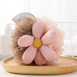 BATH POUF EXTRA LARGE TWO COLOR FOAMING BATH BALL_CWMM3346