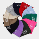 KOREAN STYLE EMBROIDERED LETTER KNITTED HAT_CWAH2120