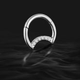 FULL RHINESTONE PUNK NOSE RING IN STAINLESS STEEL_CWMM9539