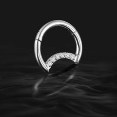 FULL RHINESTONE PUNK NOSE RING IN STAINLESS STEEL_CWMM9539