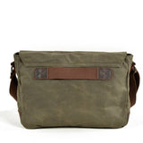 MENS WATERPROOF WAXED CANVAS SATCHEL BAG_CWAB5560