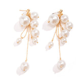 IMITATION PEARL TASSEL PENDANT EARRINGS_CWAJE1155