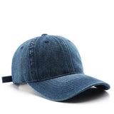AUTUMN WINTER WASHED DENIM BASEBALL CAP UNISEX_CWAH2824