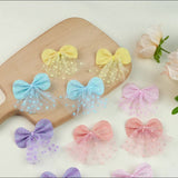 STYLISH DOUBLE LAYER MESH BOW HAIR CLIP FOR KIDS_CWAHA6715