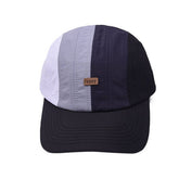 RAINBOW COLORBLOCK BASEBALL CAP FOR COUPLES CWAH1224