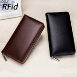 LONG PASSPORT BAG MULTIFUNCTIONAL LEATHER WALLET_CWAB3701