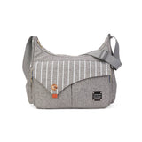 STRIPED FOLDING BED MOTHER AND BABY BAG_CWAB2242
