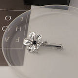 METAL ROSE HAIRPIN SIDE BANGS DUCKBILL CLIP_CWAHA4646