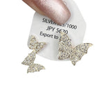 FOREST ASYMMETRIC BUTTERFLY EARRINGS_CWAJE1520