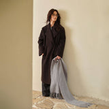 50 WOOL CIRCLE SCARF LONG WOVEN WINTER WRAP_CWASC2307