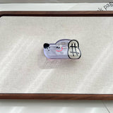 CUTE SMILING DOG TRANSPARENT HAIR CLAW FOR GIRLS_CWAHA6025