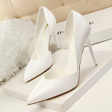 Women Shallow-Pointed Hollow High-Heeled Shoes