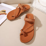 CROSS STRAP COMFORTABLE CASUAL SANDALS SLIPPERS_CWSHS0529