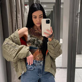 Vintage Flight Suit Jacket Baseball Uniform