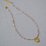 SWEET COLORFUL ZIRCON BEADED BRACELET NECKLACE_CWAJE2135