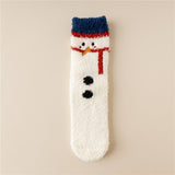 Women Christmas Warm Coral Velvet Socks_Cwms0335