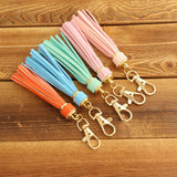 LEATHER FRINGE KEYCHAIN PU TASSEL BAG CHARM_CWAB5008