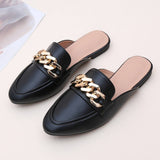 FLAT BOTTOM MULES WITHOUT HEEL_CWSHF0035