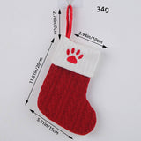 CLASSIC RED LETTER WOOL KNITTED CHRISTMAS SOCKS_CWMS1434