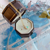 FRESH AND NATURAL CLAVICLE CHAIN RING SET_CWAJE1585