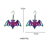 HALLOWEEN TRENDY COLORFUL GRADIENT EARRINGS_CWAJE1845