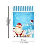 Cwmm1751_Christmas Print Bouquet With Drawstring Gift Bag