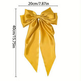 Cwaha1104_Simple Temperament Bow Hair Clip