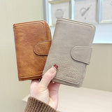 New Forest Style Retro Vertical Zipper Wallet_Cwab06250