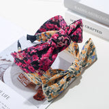 2024 RETRO PRINTED SIMPLE BOW HEADBAND_CWAHA1702