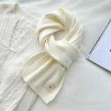 Knit Stripe Scarf Warm Fall/Winter Unisex Scarf_Cwasc0985