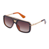 RETRO SQUARE LARGE FRAME SUNGLASSES_CWASG0728